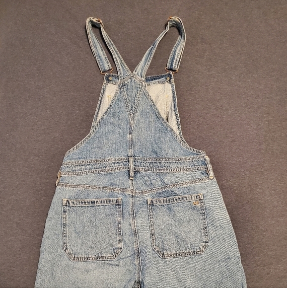 American Eagle Outfitters- Tomgirl Overall (Blue Denim Overalls) - Picture 4 of 5